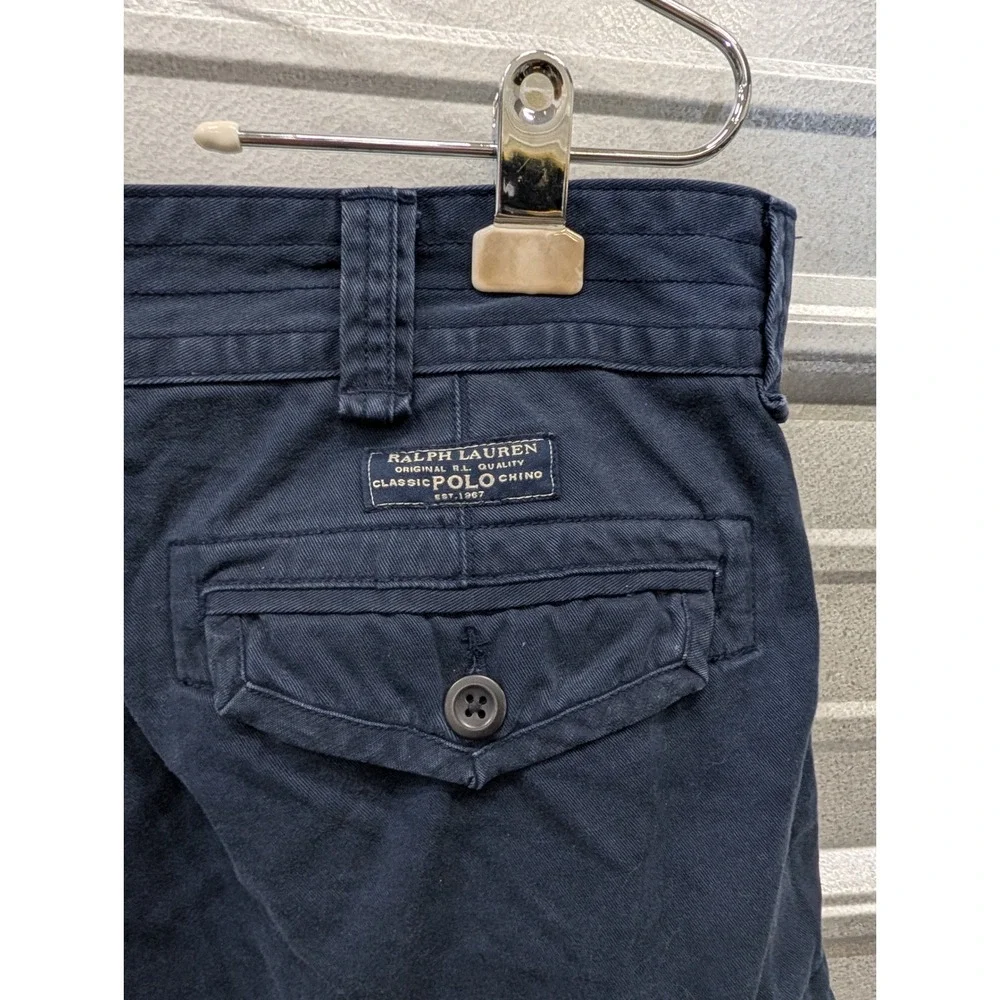 Polo Ralph Lauren Men's‎ Navy Blue Classic Polo Chino Cargo Shorts- Size 38